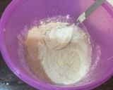 A picture of step 1 of Fluffy Bananas Pancakes Energy Balls Apple blended Porridge.