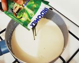 Foto langkah ke 2 dari resep Matcha & Coconut Panna Cotta Tart.