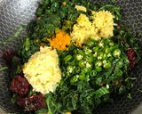 A picture of step 5 of Green Amaranth Leaves Kadhi.