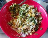 Spenich onion potato pakory recipe step 1 photo