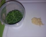 A picture of step 1 of Argentinian Chimmichurri.