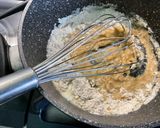 A picture of step 3 of Béchamel Sauce with Italian Spices.