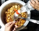 A picture of step 3 of Shashlik with Chinese fried rice.