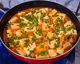 Hình bước làm 4 của món Đậu hũ non sốt thịt bằm