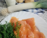 Foto del paso 1 de la receta: Patatas al horno con salmón a la escandinava o gravlax