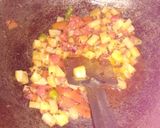 A picture of step 2 of Green peas sabudana.
