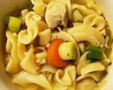 A picture of step 5 of Chicken Noodle Soup.