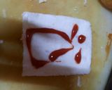 A picture of step 3 of Pizza bread roll.