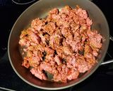 A picture of step 1 of Stuffed Enchilada Shells.