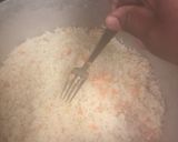 A picture of step 5 of Mirepoix Rice.