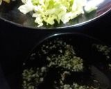 A picture of step 3 of Chicken soup with garlic bread.