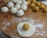 Hình bước làm 3 của món Bánh dày đậu xanh (ngọt)