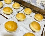 A picture of step 1 of Fuflfy donuts.