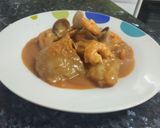 Foto del paso 8 de la receta Abadejo en salsa marinera