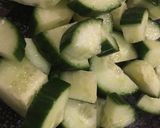 A picture of step 1 of Kachumber salad 🥗.