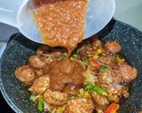 Foto del paso 6 de la receta: Macarrón con chorizo ahumado, papa y zanahoria