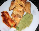 A picture of step 10 of Stuffed paneer suzi rolls.