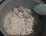 Foto langkah ke 8 dari resep Nasi bakar cumi asin.