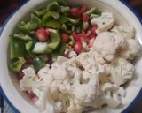A picture of step 1 of Mix veg.