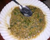 A picture of step 8 of Layered chapati n pojo.