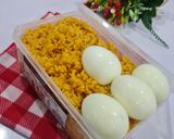 A picture of step 4 of Kids Jollof Rice and Boiled Egg.