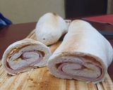 Foto del paso 6 de la receta: Pan relleno de jamón y queso
