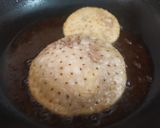 A picture of step 9 of Kharpudi Puri or Pudi stuffed with sweet fragrant besan.