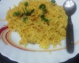 A picture of step 6 of Onion Rice.