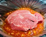 A picture of step 3 of Crockpot Shredded Italian Chuck Roast.