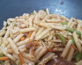 A picture of step 6 of Schezwan Pasta.