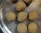 बाजरे के आटे के लड्डू (Bajre ke aate ke laddu recipe in hindi) रेसिपी चरण 4 फोटो
