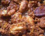 A picture of step 6 of Arbi masala.