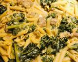 Creamy Pumpkin , Sausage and Kale Pasta recipe step 6 photo