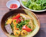 Hình bước làm 9 của món Bún Riêu Cua Đồng