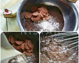 Foto langkah ke 3 dari resep Cake Oreo ~ Cuma 3 Bahan. TANPA telur, mixer & oven.