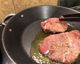 A picture of step 3 of Ladies rump steak with roasted vegetables.