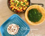 Hình bước làm 2 của món Đậu hũ tứ xuyên dành cho baby (mapo tofu)