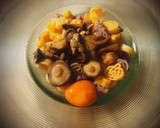 Foto del paso 4 de la receta: Pasta con setas, trufa blanca y yema curada