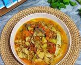 Foto langkah ke 6 dari resep Tongseng Ayam Kuah Santan.