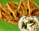 A picture of step 5 of Banana flower fritters.