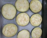 A picture of step 1 of Cheezy eggplant sandwich.