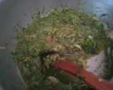 A picture of step 3 of Green chana pulao.