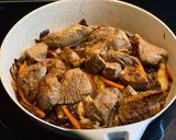 Foto del paso 3 de la receta: Cena rica: carne de ternera para estofado con mix de setas