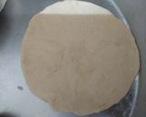A picture of step 3 of Puffy Milk poori.