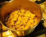 A picture of step 4 of Mango kesari.