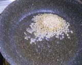 A picture of step 2 of Beans poriyal.