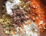 Hình bước làm 4 của món Mì pasta cá ngừ và sốt bơ kem- Tuna pasta cream cheese