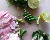 A picture of step 1 of Aloo ki sabji.