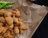 A picture of step 5 of Methi Gota.