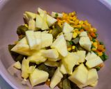 Vegán francia saláta recept fázis 2 fotója